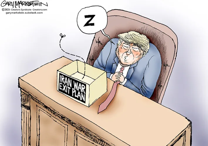 Editorial cartoon for July 31, 2026